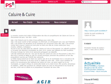 Tablet Screenshot of caluire.parti-socialiste.fr
