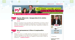 Desktop Screenshot of alainginies.parti-socialiste.fr