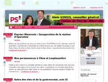 Tablet Screenshot of alainginies.parti-socialiste.fr