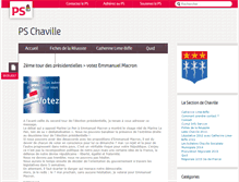 Tablet Screenshot of chaville.parti-socialiste.fr