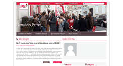 Desktop Screenshot of levallois.parti-socialiste.fr
