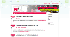 Desktop Screenshot of data.parti-socialiste.fr