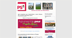 Desktop Screenshot of montivilliers.parti-socialiste.fr