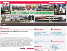 Tablet Screenshot of le-chesnay.parti-socialiste.fr