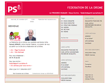 Tablet Screenshot of fede26.parti-socialiste.fr