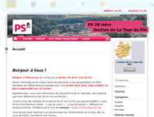Tablet Screenshot of latourdupin.parti-socialiste.fr