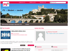 Tablet Screenshot of beziers-centre.parti-socialiste.fr