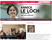 Tablet Screenshot of annickleloch2012.parti-socialiste.fr