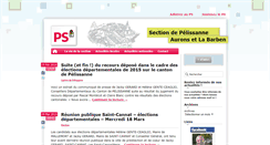 Desktop Screenshot of pelissanne.parti-socialiste.fr