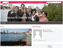 Tablet Screenshot of choisyleroi.parti-socialiste.fr