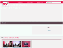 Tablet Screenshot of amiens.parti-socialiste.fr