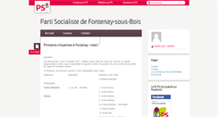 Desktop Screenshot of fontenay-sous-bois.parti-socialiste.fr
