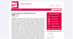 Desktop Screenshot of fabianrousseau.parti-socialiste.fr