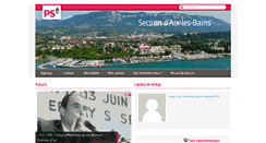 Desktop Screenshot of aix-les-bains.parti-socialiste.fr
